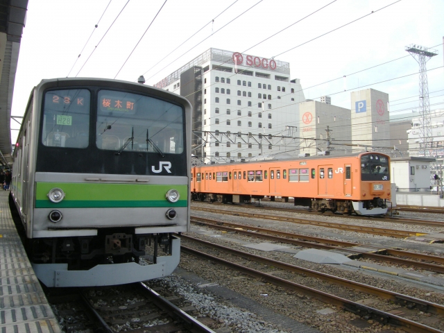 中央線と横浜線