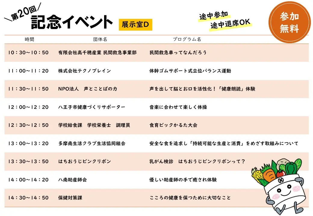 八王子健康フェスタ