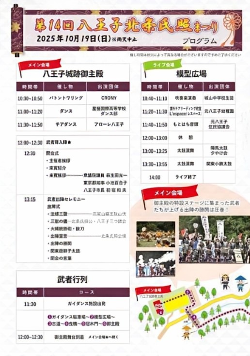 北条氏照祭り