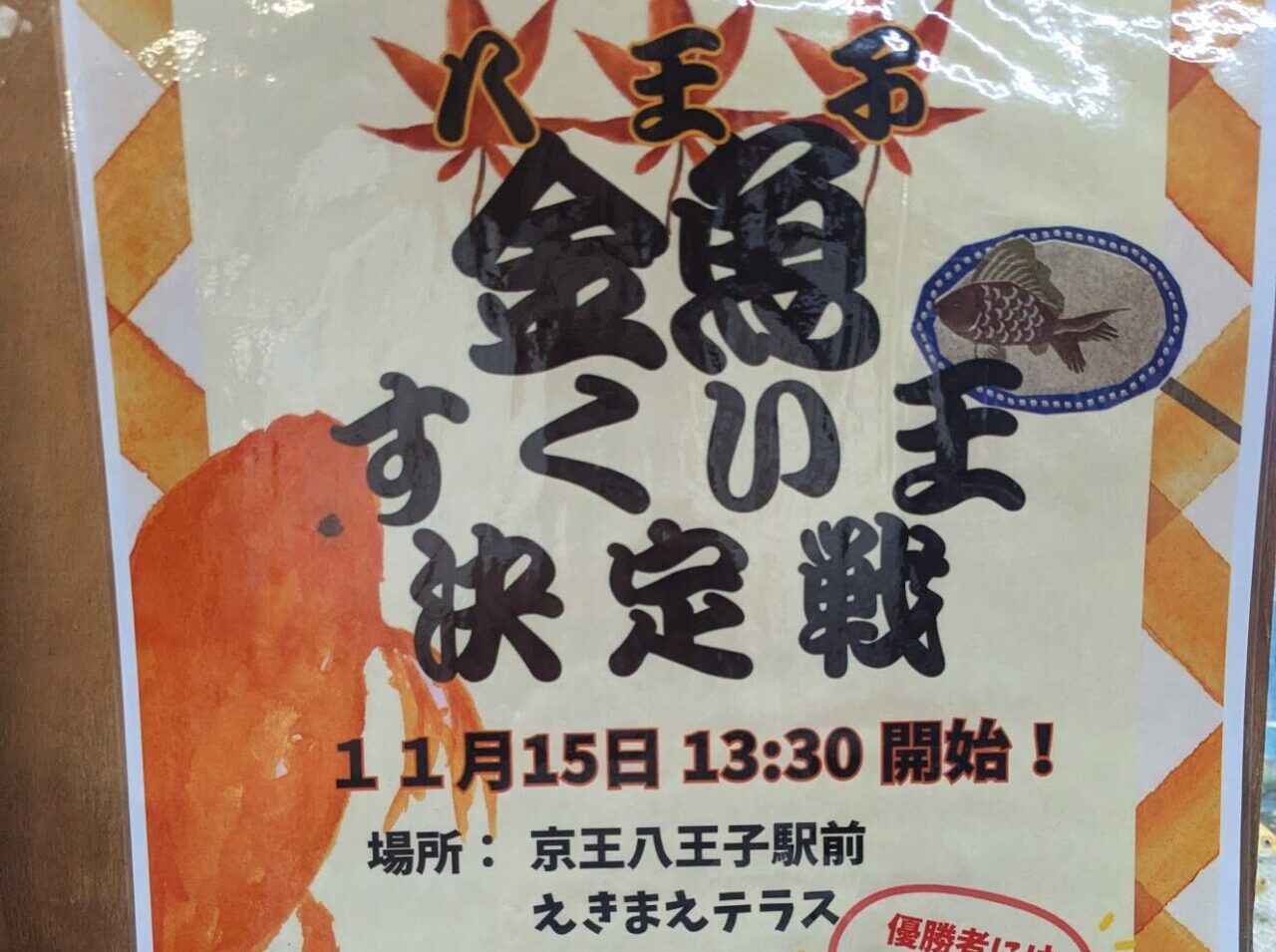 八王子市】めだか好きと金魚すくいに腕が鳴る人向けイベント。吉田観賞 