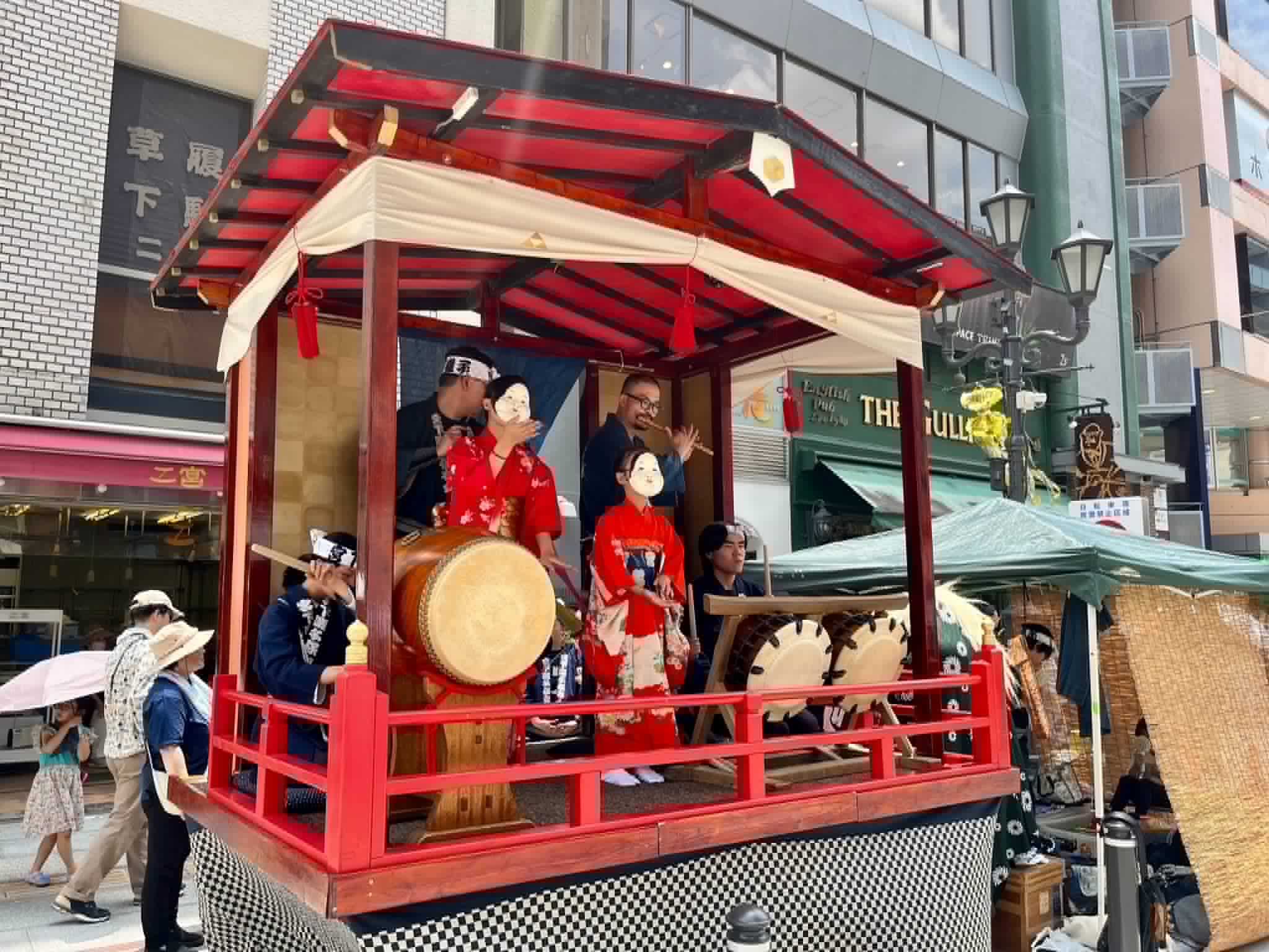 浴衣で七夕 人力車まつり